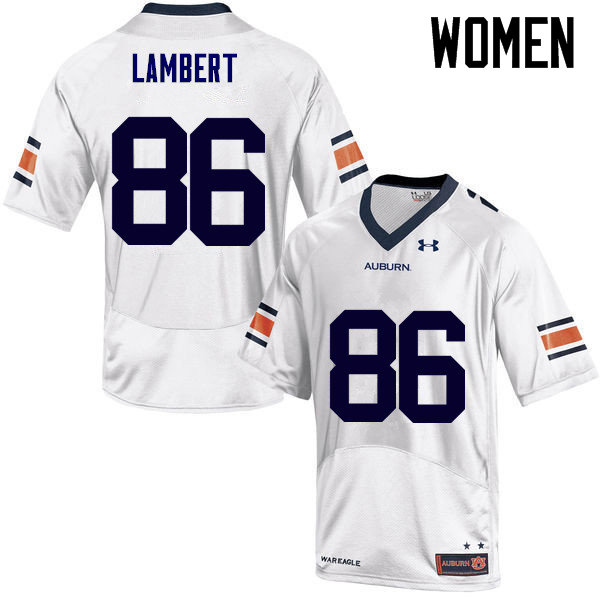 Women Auburn Tigers #86 DaVonte Lambert College Football Jerseys Sale-White - Click Image to Close